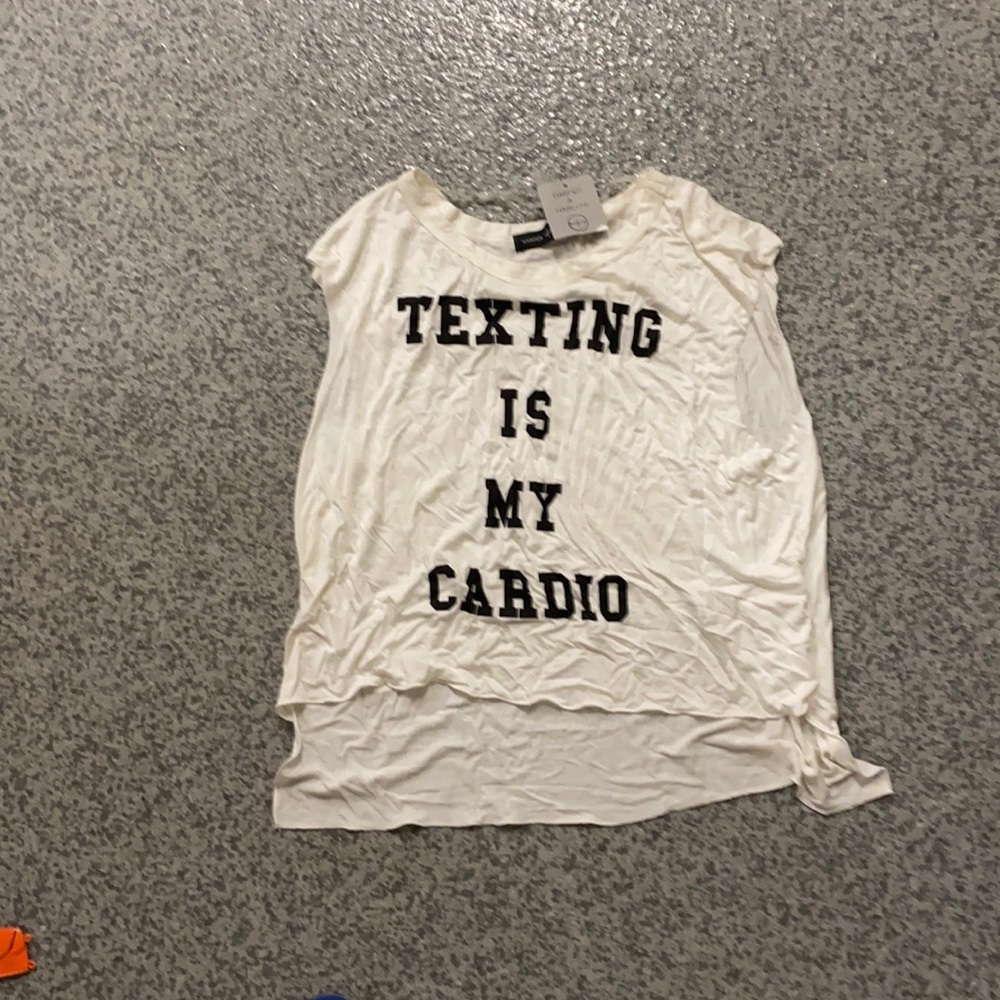 Very soft white tee